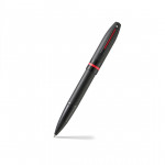 Sheaffer Icon Rollerball Pen - Matte Black Lacquer Red PVD Trim - Picture 1